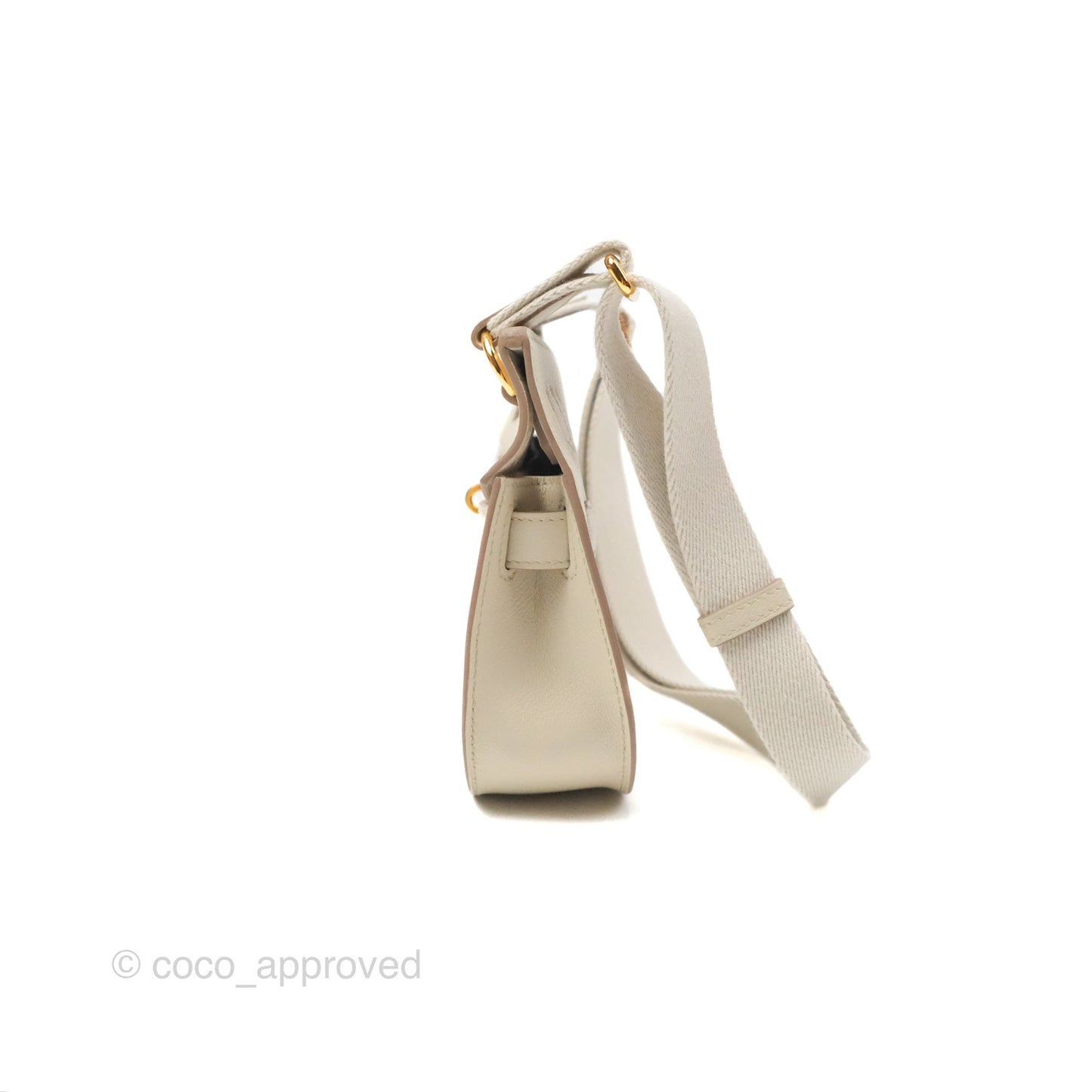 Hermès Mini Jypsiere Beton Evercolor Gold Hardware