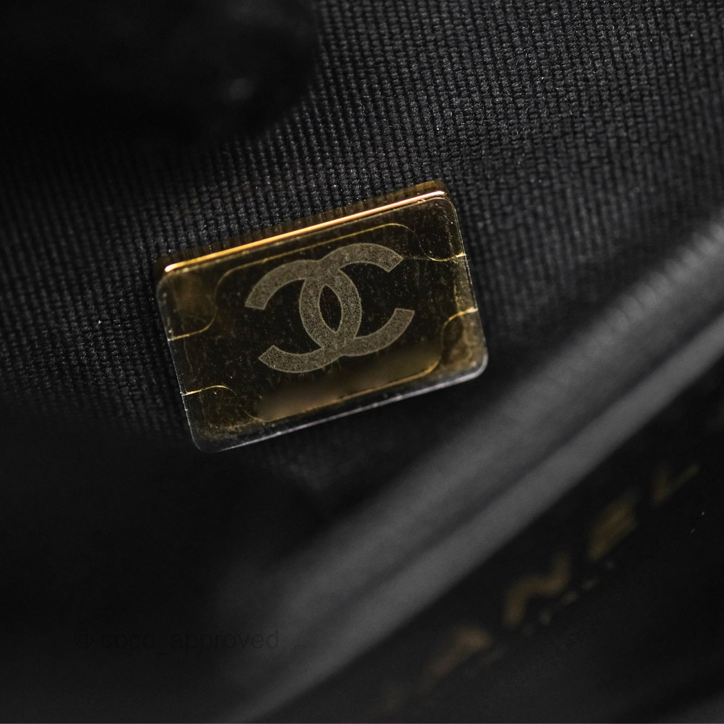 Chanel Kelly Bag Quilted Black Shiny Calfskin Aged Gold Hardware