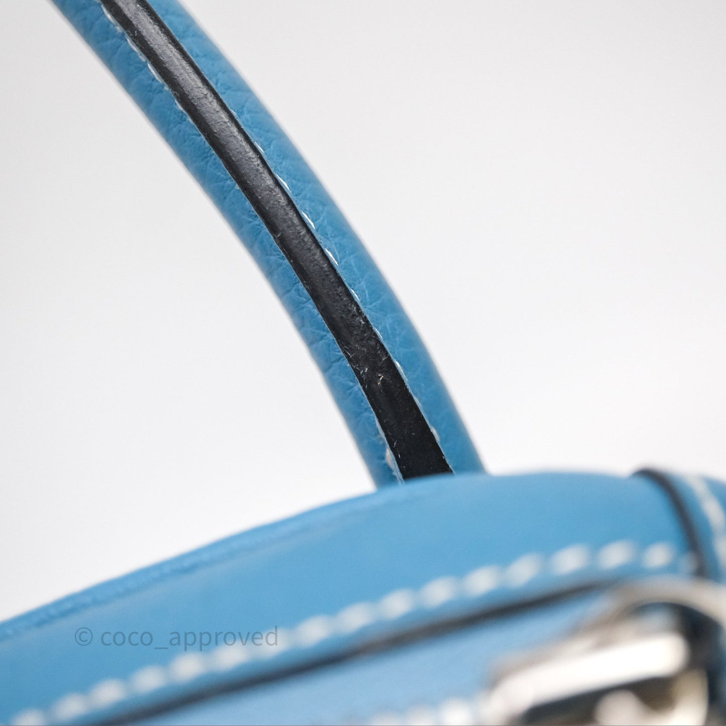 Hermès Lindy 30 Bleu Jean 75 Clemence Palladium Hardware