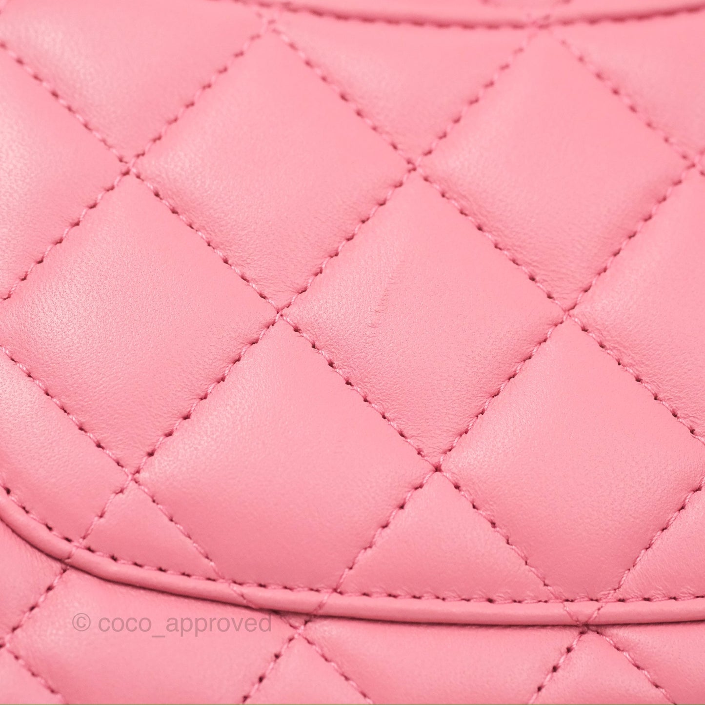 Chanel Top Handle Mini Rectangular Flap Bag Pink Lambskin Gold Hardware