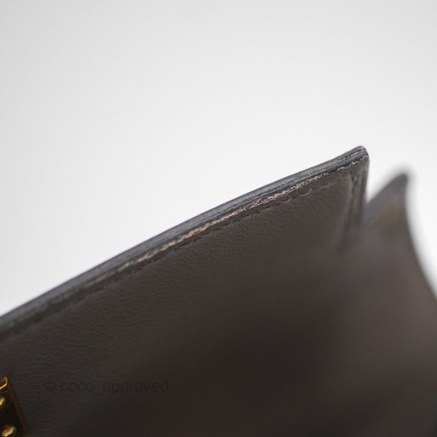 Hermès Mini Kelly II Gris Meyer 0L Epsom Gold Hardware
