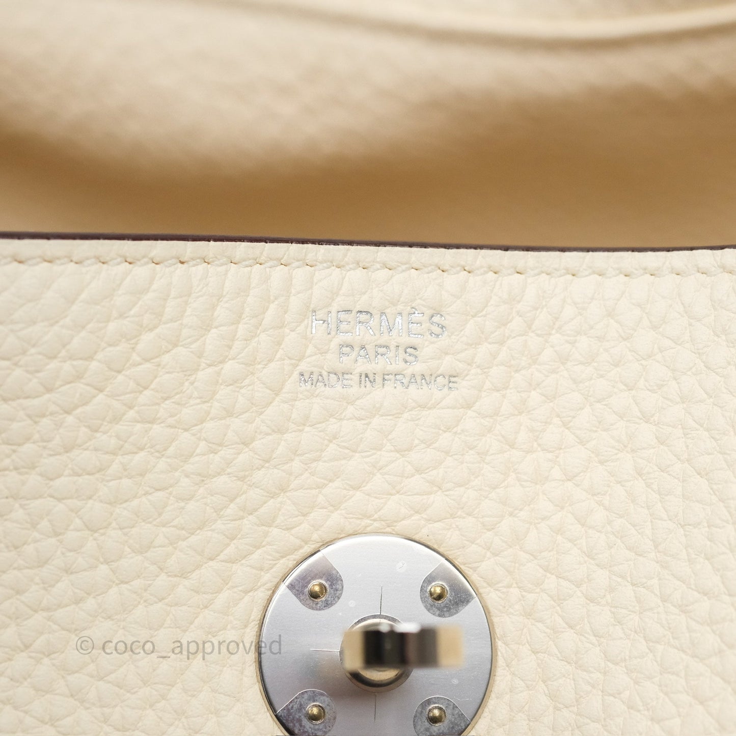 Hermès Lindy 30 Nata I2 Clemence Palladium Hardware