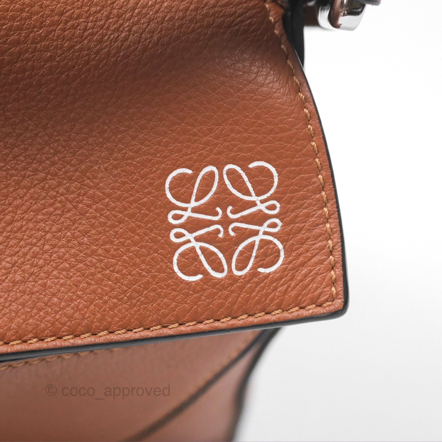 Loewe Small Puzzle Bag Tan Calfskin