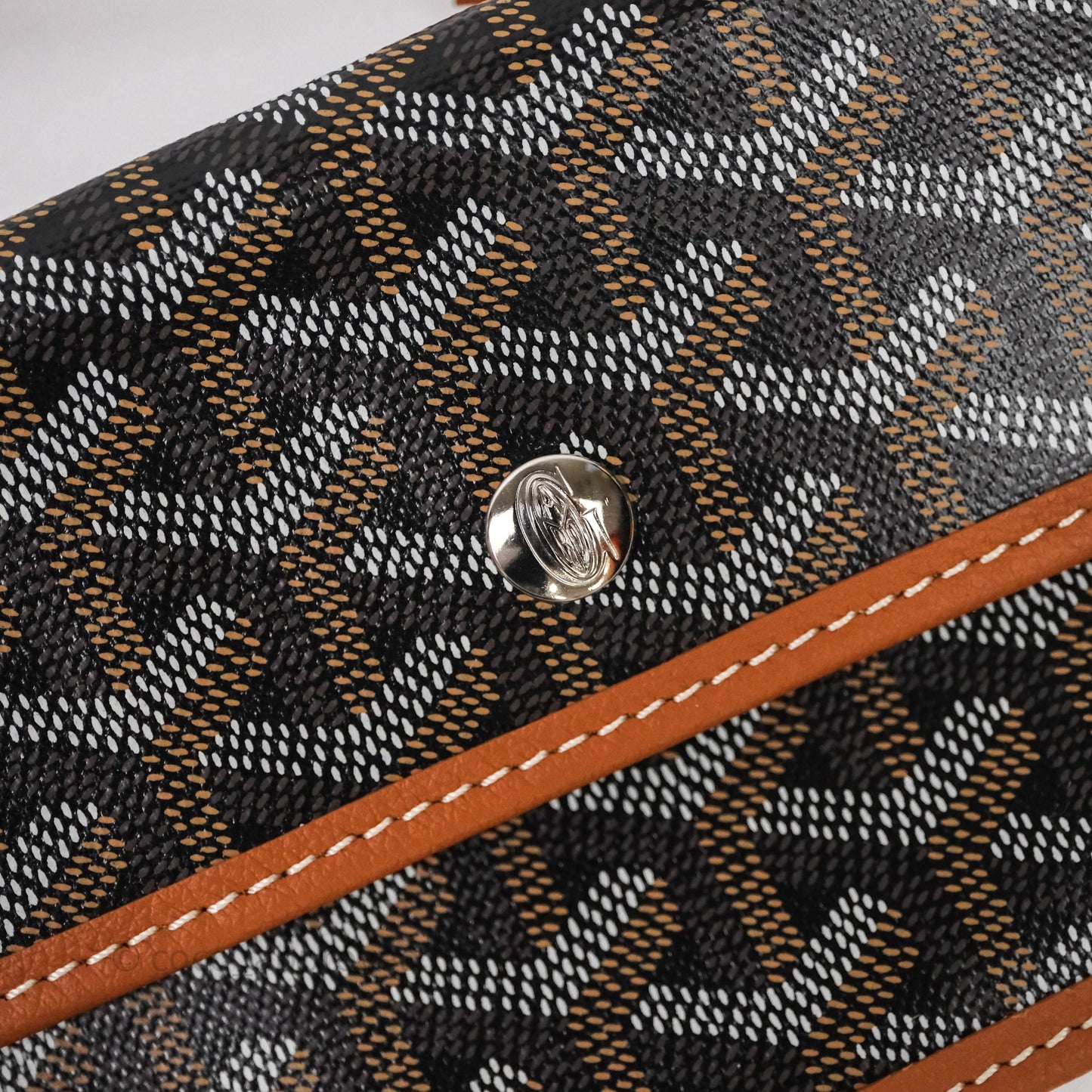 Goyard St Louis Tote PM Tan Black