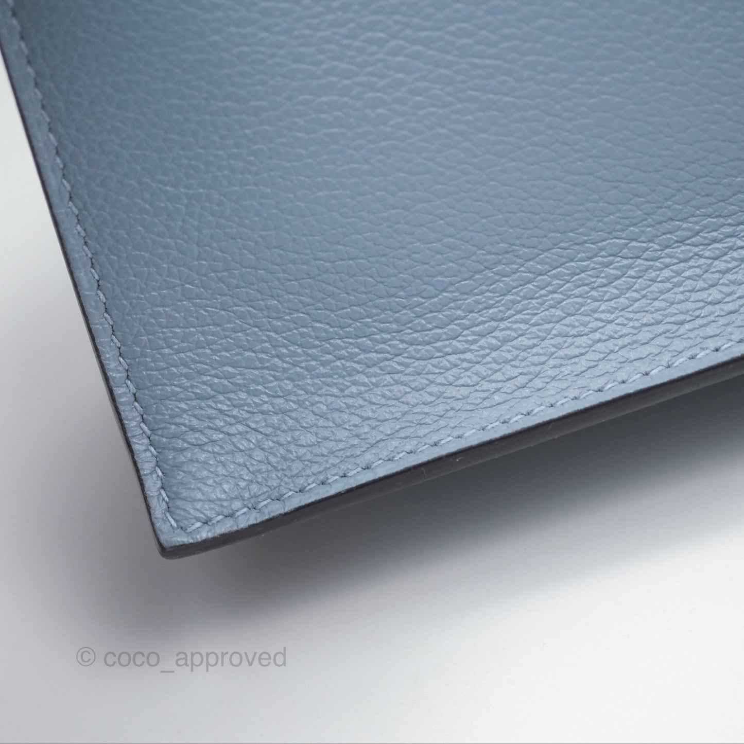 Hermès Kelly Danse II Bag Blue Lin J7 Evercolor Gold Hardware