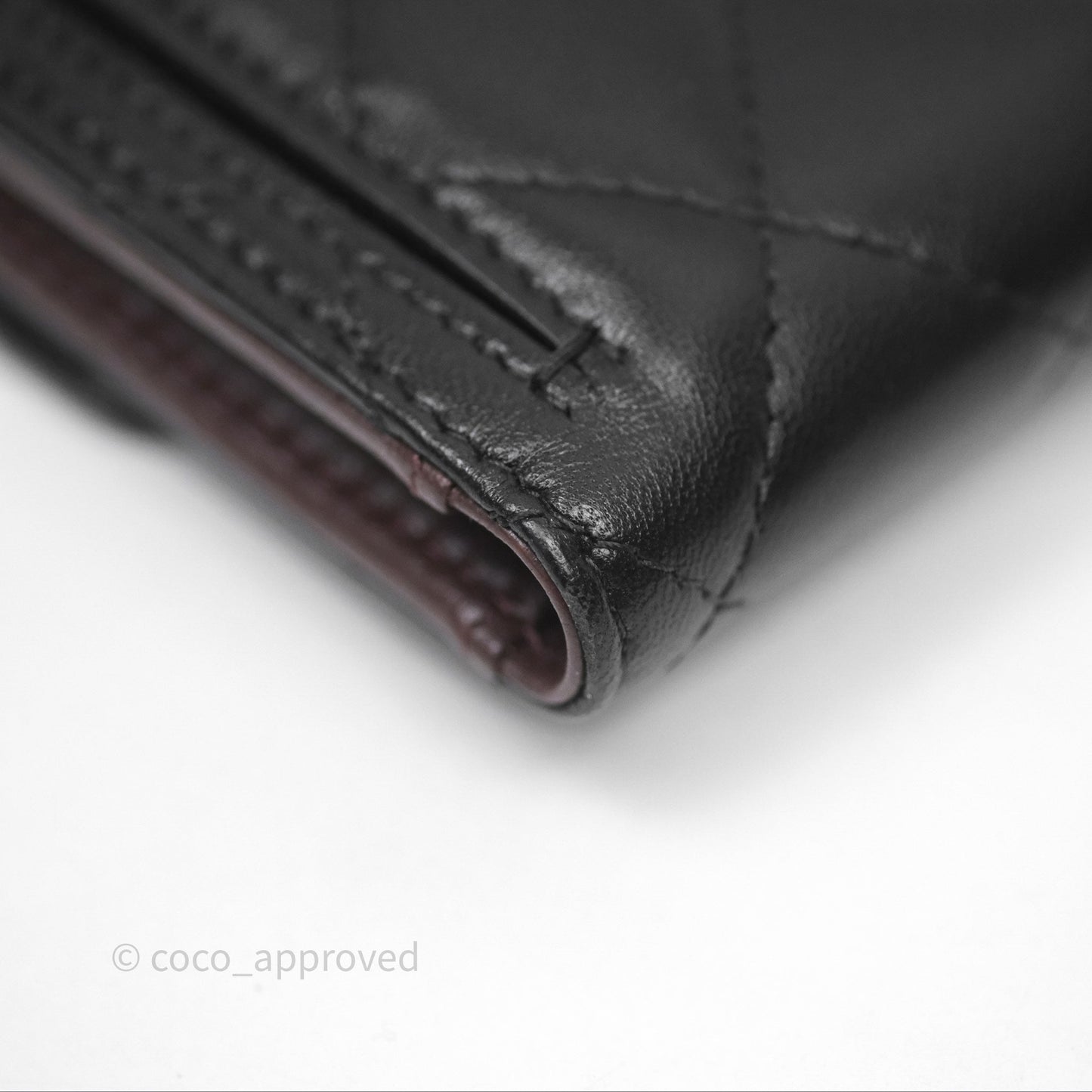 Chanel Classic Short Flap Wallet Black Lambskin Gold Hardware