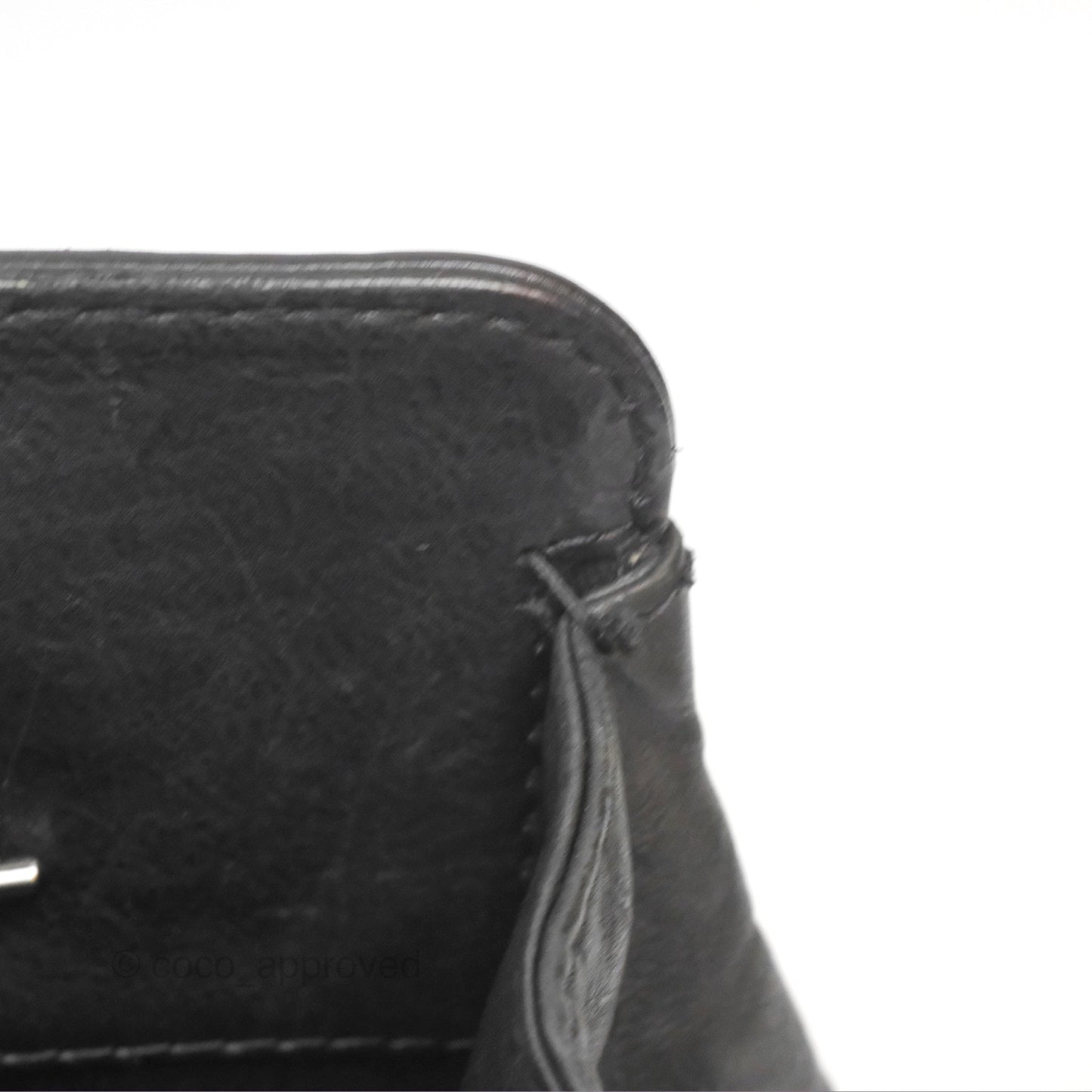 Chanel Large Hamptons Shopping Tote Black Washed Calfskin