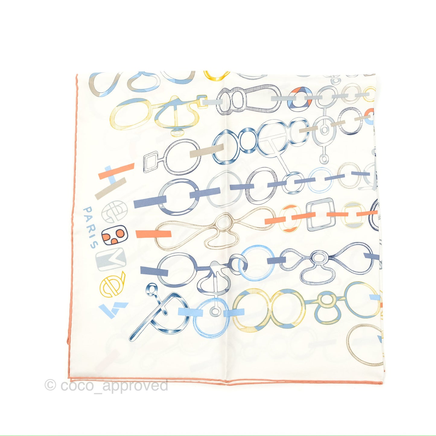 Hermès Do Re Boucles Scarf 90