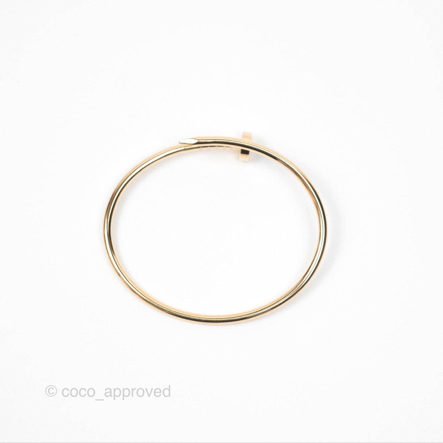 Cartier Small Juste Un Clou Bracelet Rose Gold Size 15