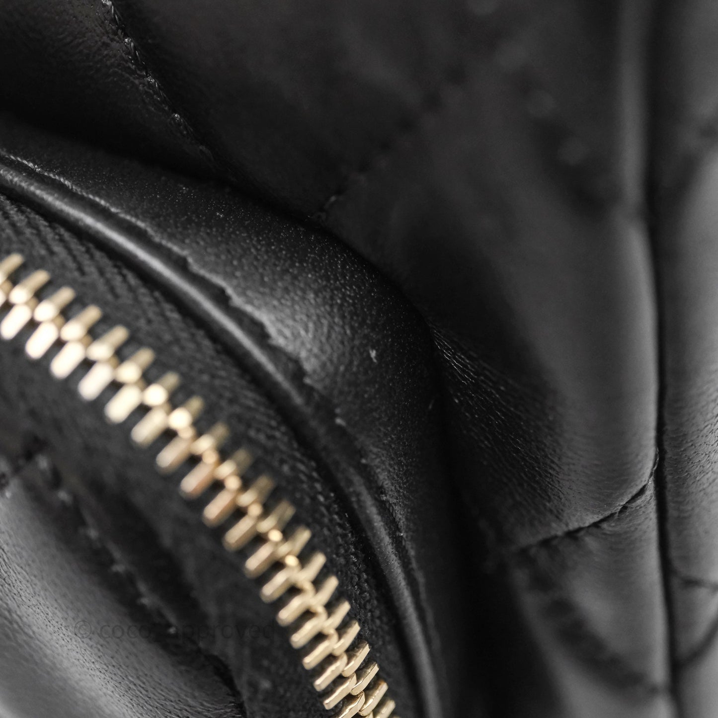 Chanel Camera Bag Black Lambskin Gold Hardware 25C