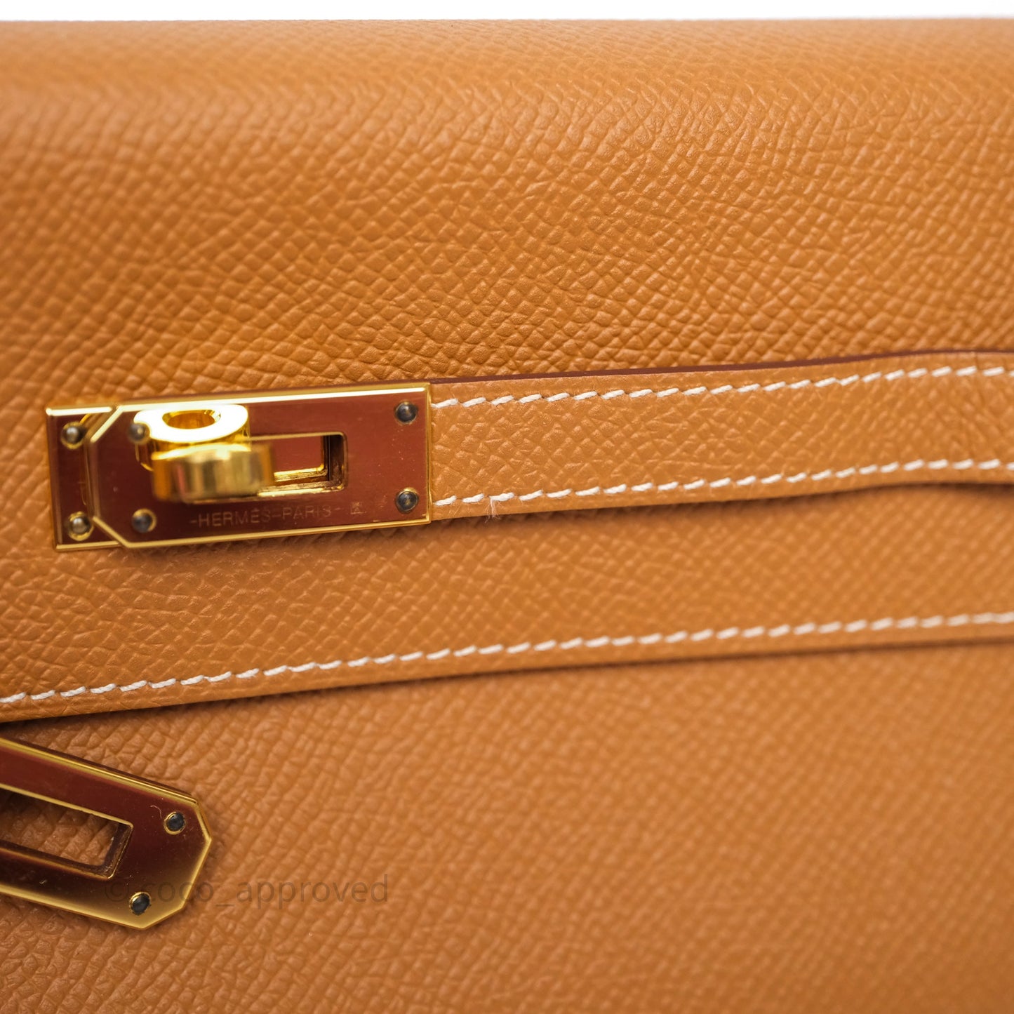 Hermès Kelly To Go Wallet Gold 37 Epsom Gold Hardware