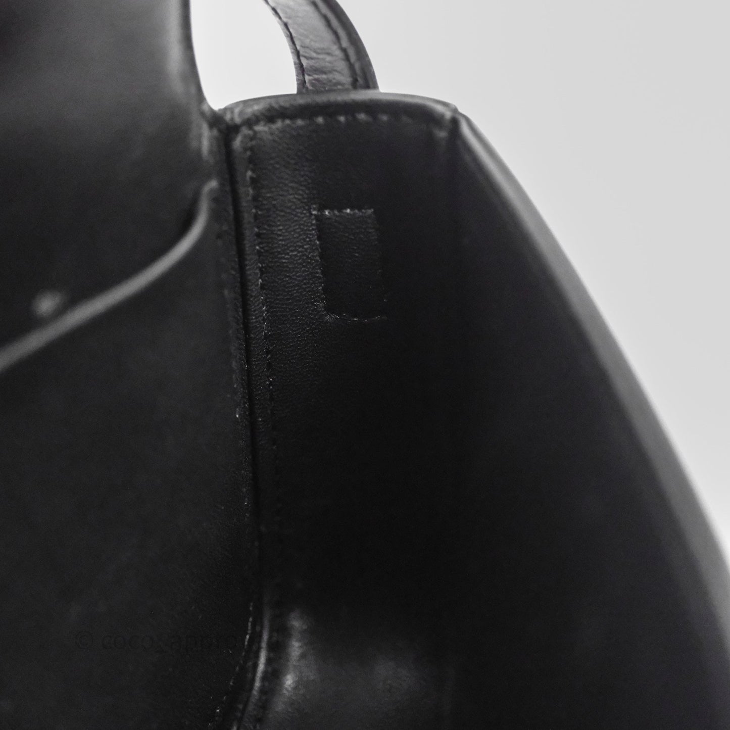 Celine Triomphe Shoulder Bag Black Calfskin