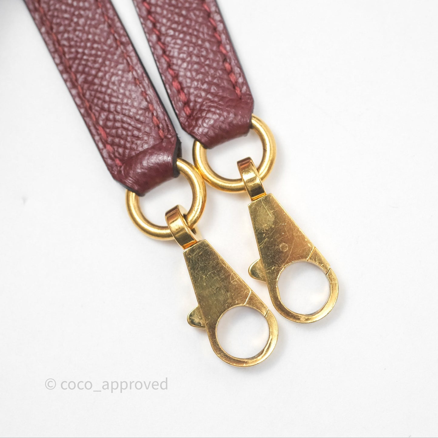 Hermès Sellier Kelly 25 Rouge H Epsom Gold Hardware
