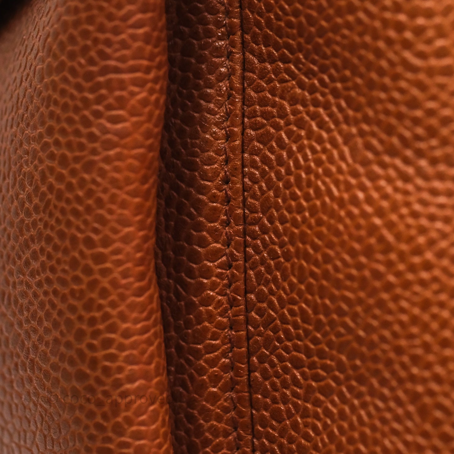 Chanel Vintage Tote Caramel Caviar 24K Gold Hardware