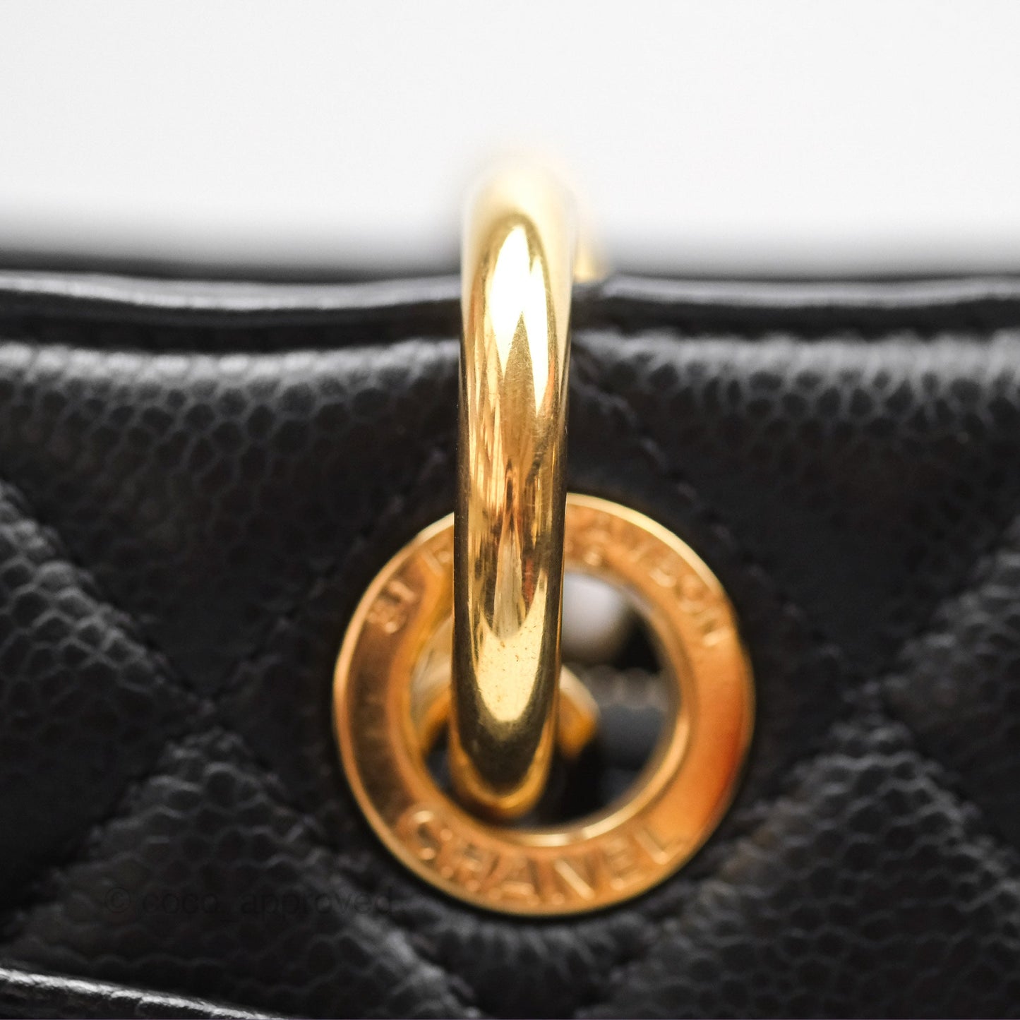Chanel GST Black Caviar Gold Hardware