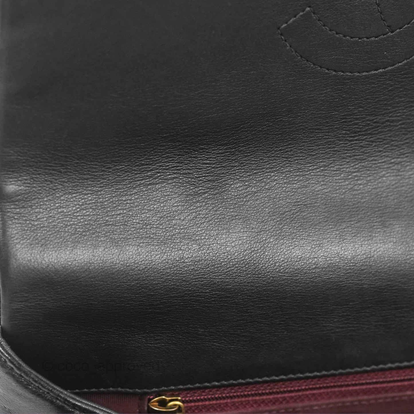 Chanel Gold Bar Top Handle Shoulder Bag Black Glazed Aged Calfskin Aged Gold Hardware