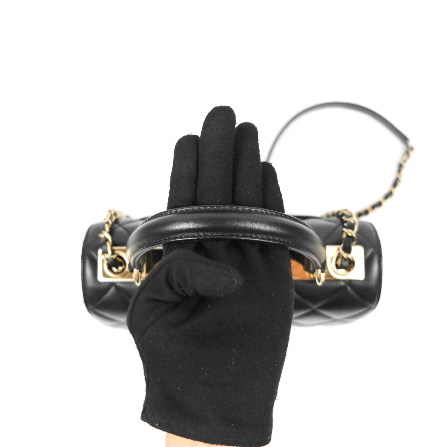 Chanel Trendy CC Small Black Lambskin Gold Hardware