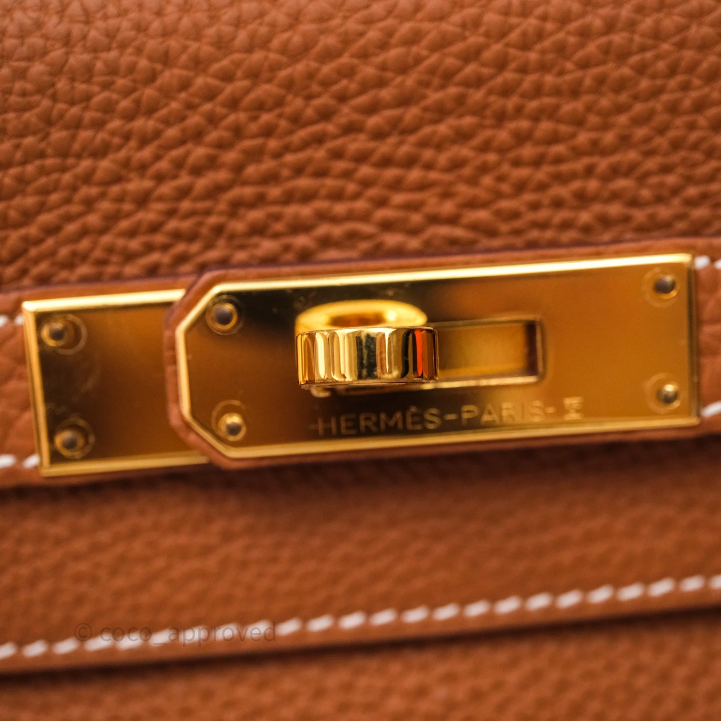 Hermes Kelly 28 Gold Togo Gold Hardware