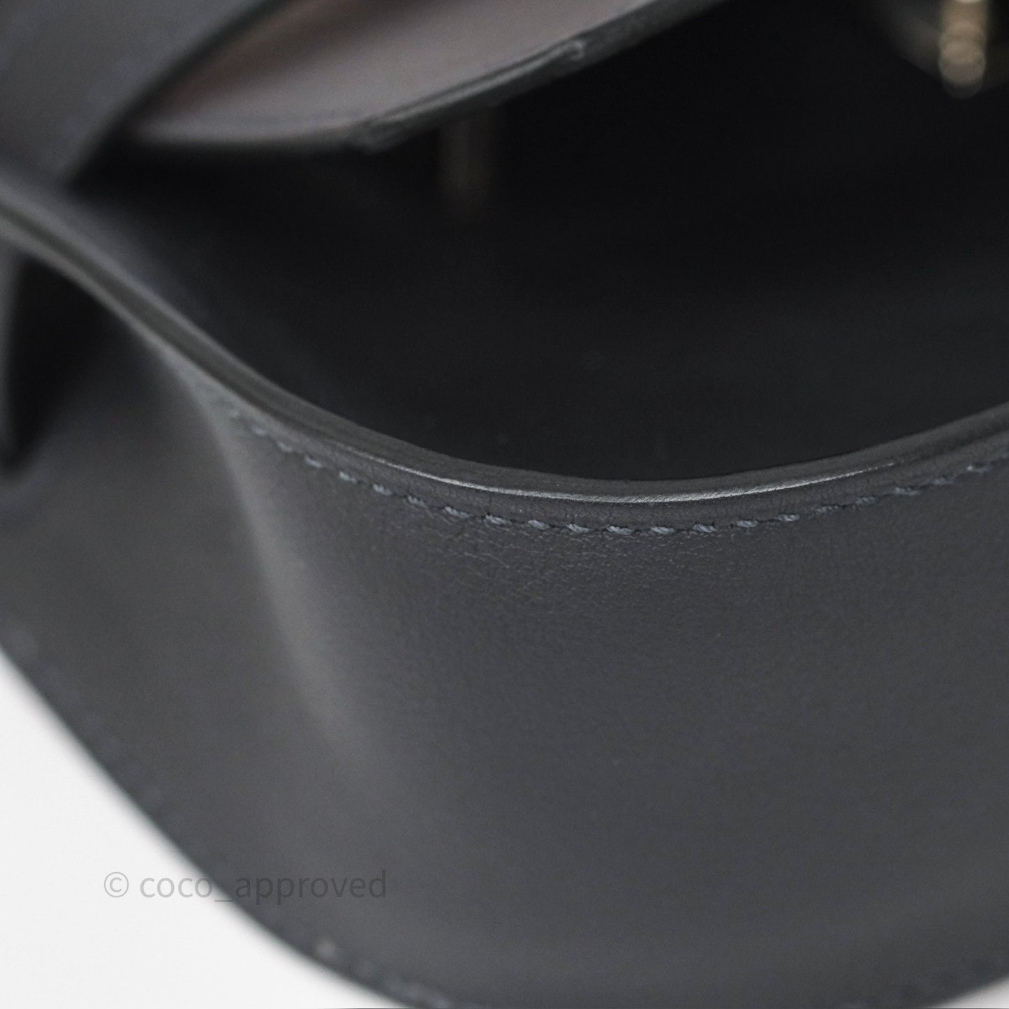 Hermès Mini Jypsiere Caban 3Y Swift Palladium Hardware