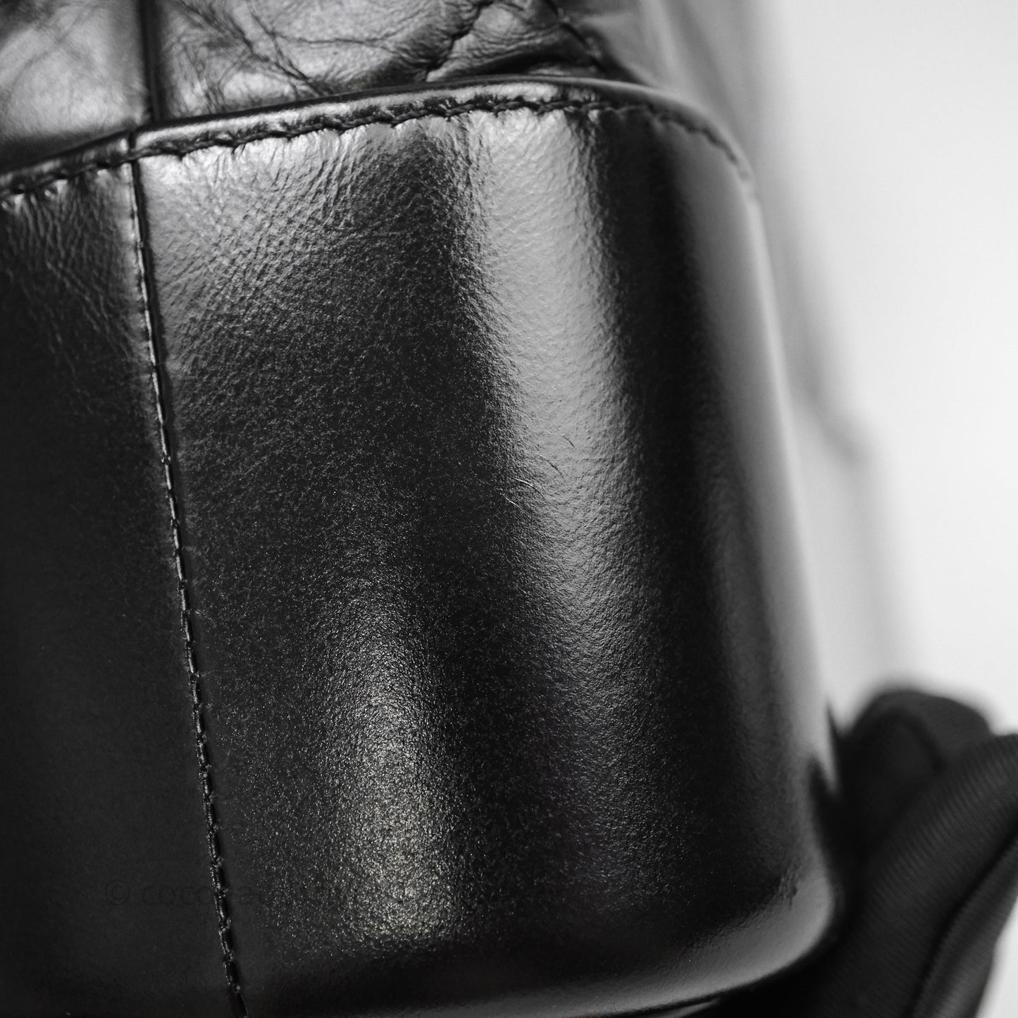 Chanel New Medium Gabrielle Hobo Quilted Black Aged Calfskin