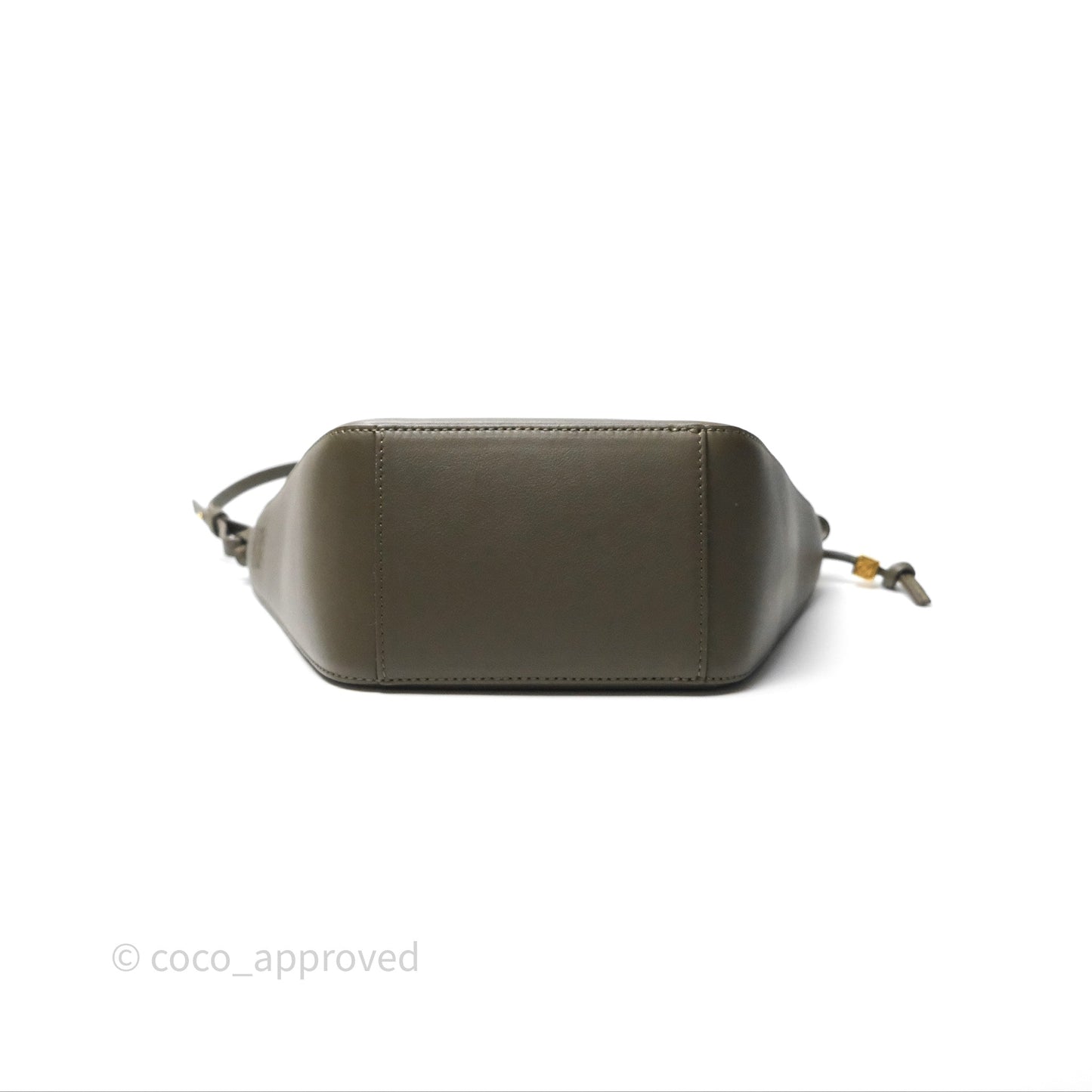 Loewe Mini Hammock Hobo In Classic Dark Khaki Green Calfskin
