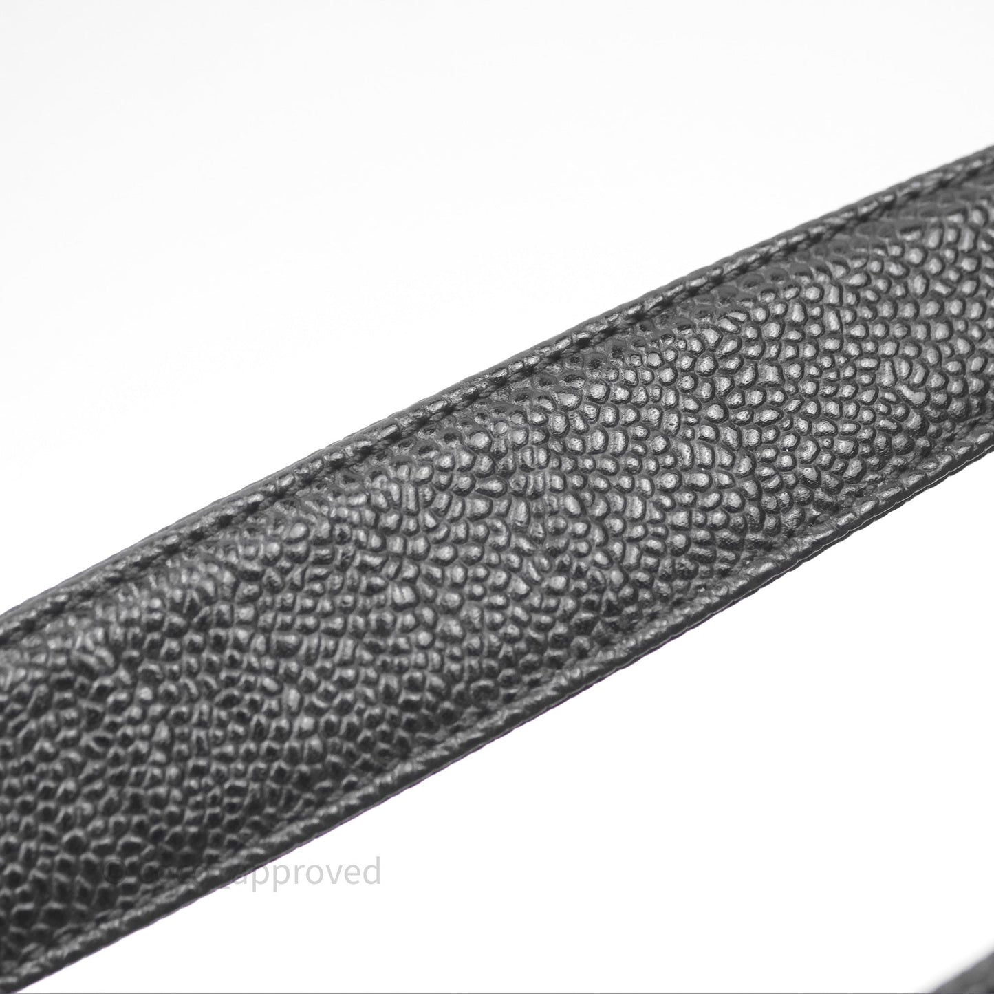 Chanel GST Black Caviar Silver Hardware