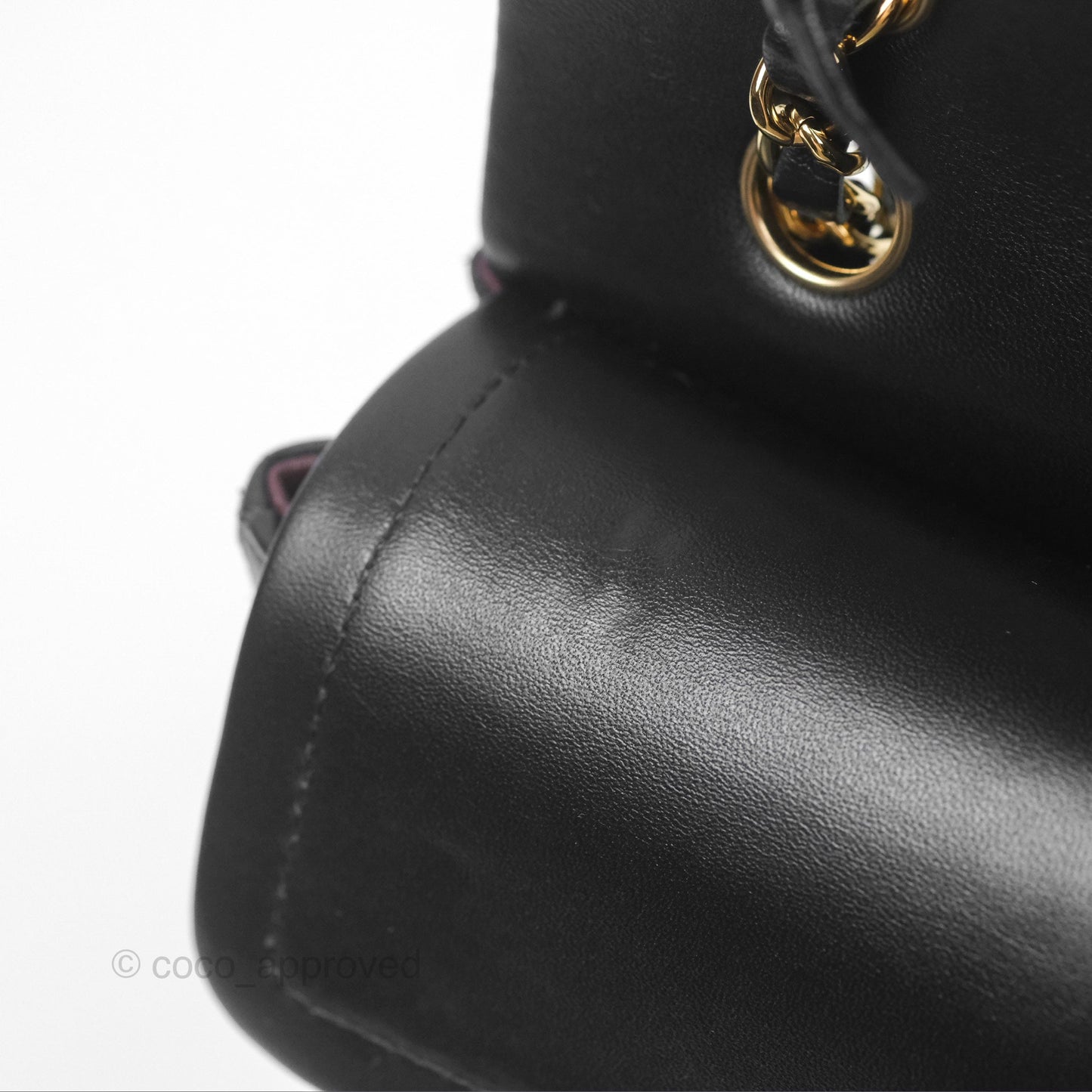 Chanel Small S/M Classic Flap Black Lambskin Gold Hardware