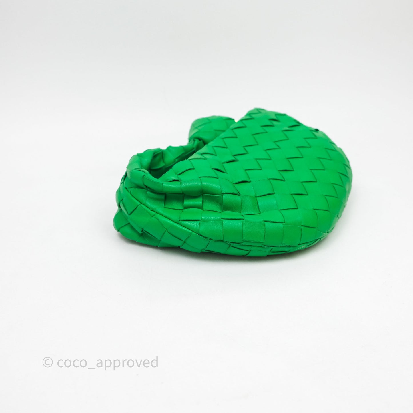 Bottega Veneta Mini Jodie Bag Green Intrecciato Lambskin