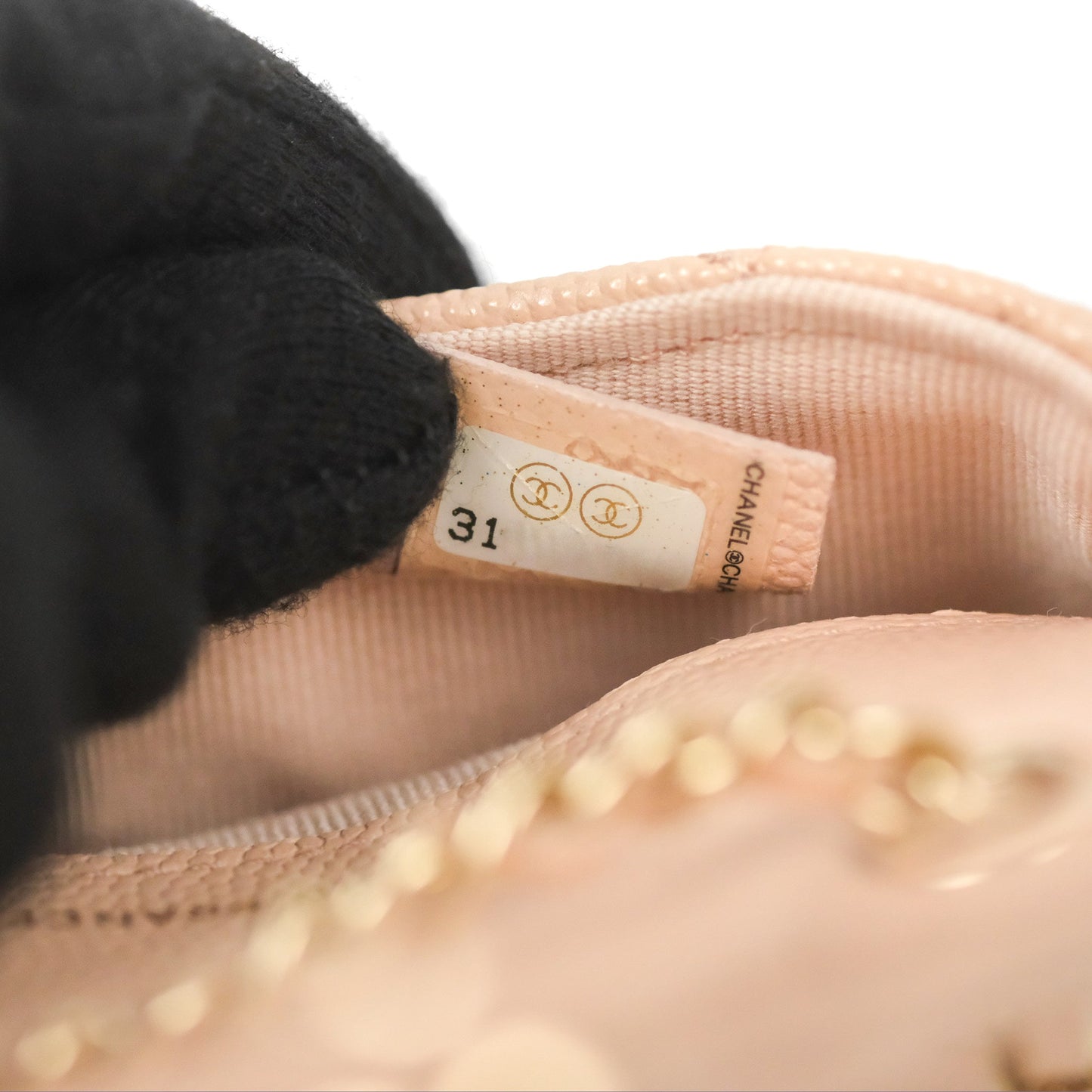 Chanel Classic Quilted Belt Bag Light Pink Caviar Gold Hardware