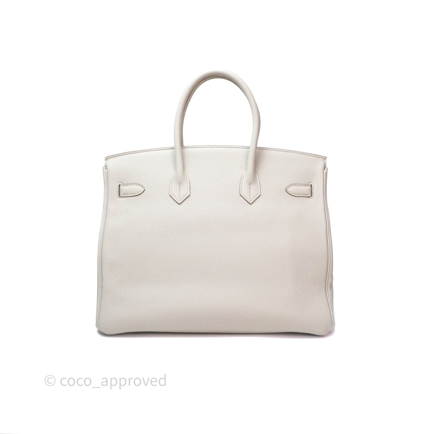 Hermès Retourne Birkin 35 Beton Togo Gold Hardware