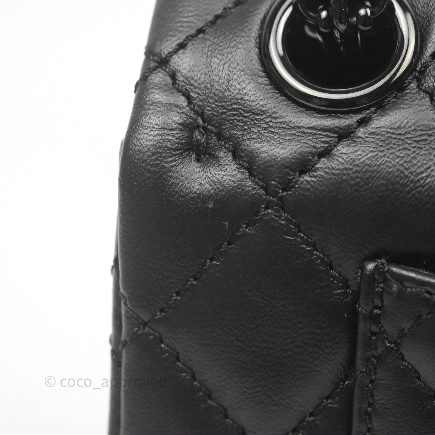 Chanel Quilted Mini Reissue 224 So Black Calfskin