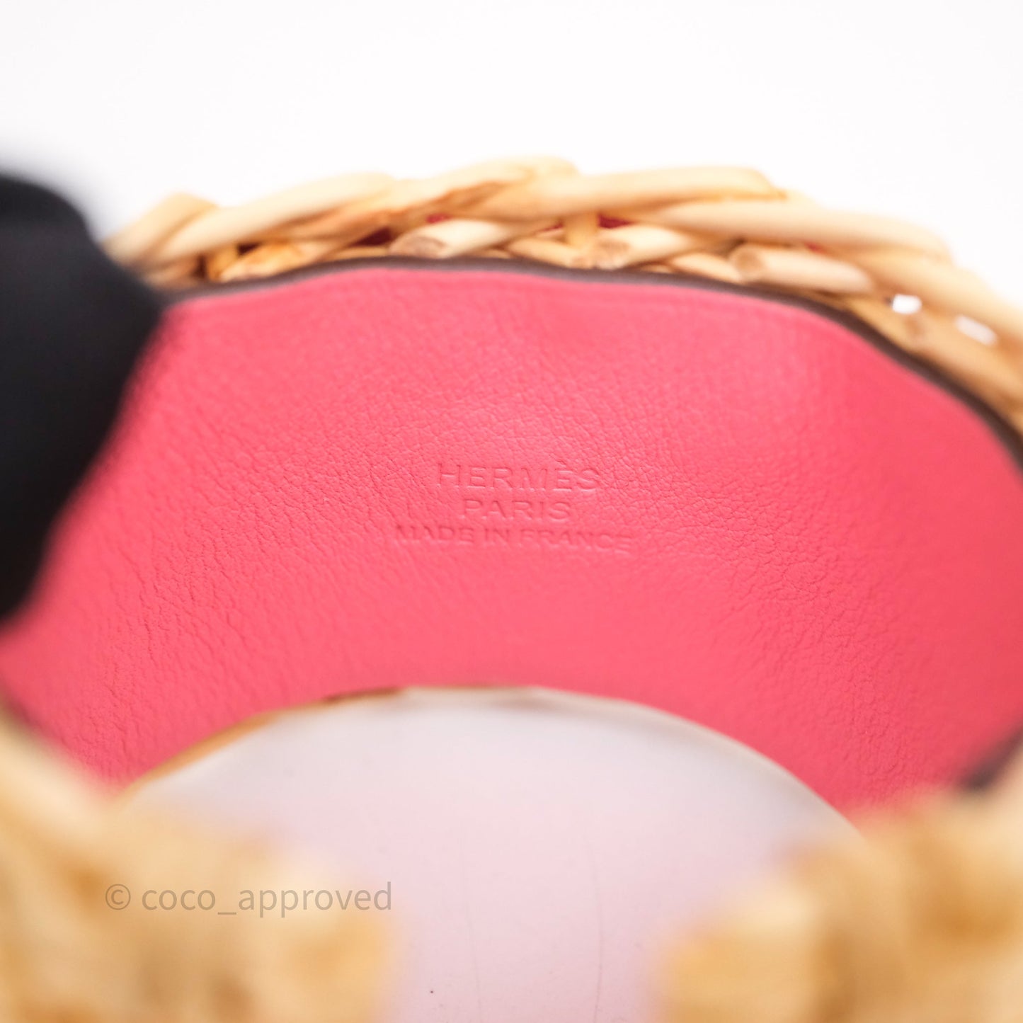 Hermès Medor Picnic Cuff Bracelet Rose Azalée Palladium Hardware