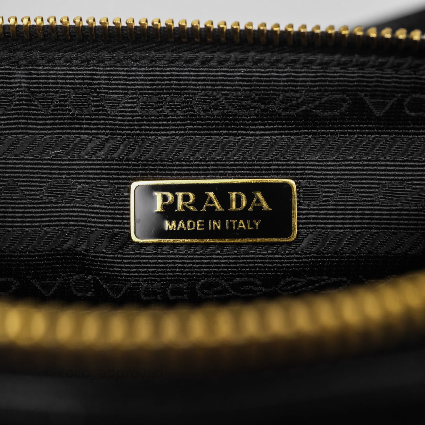 Prada Re-Edition 2002 Small Shoulder Bag Black Brushed Calf Leather