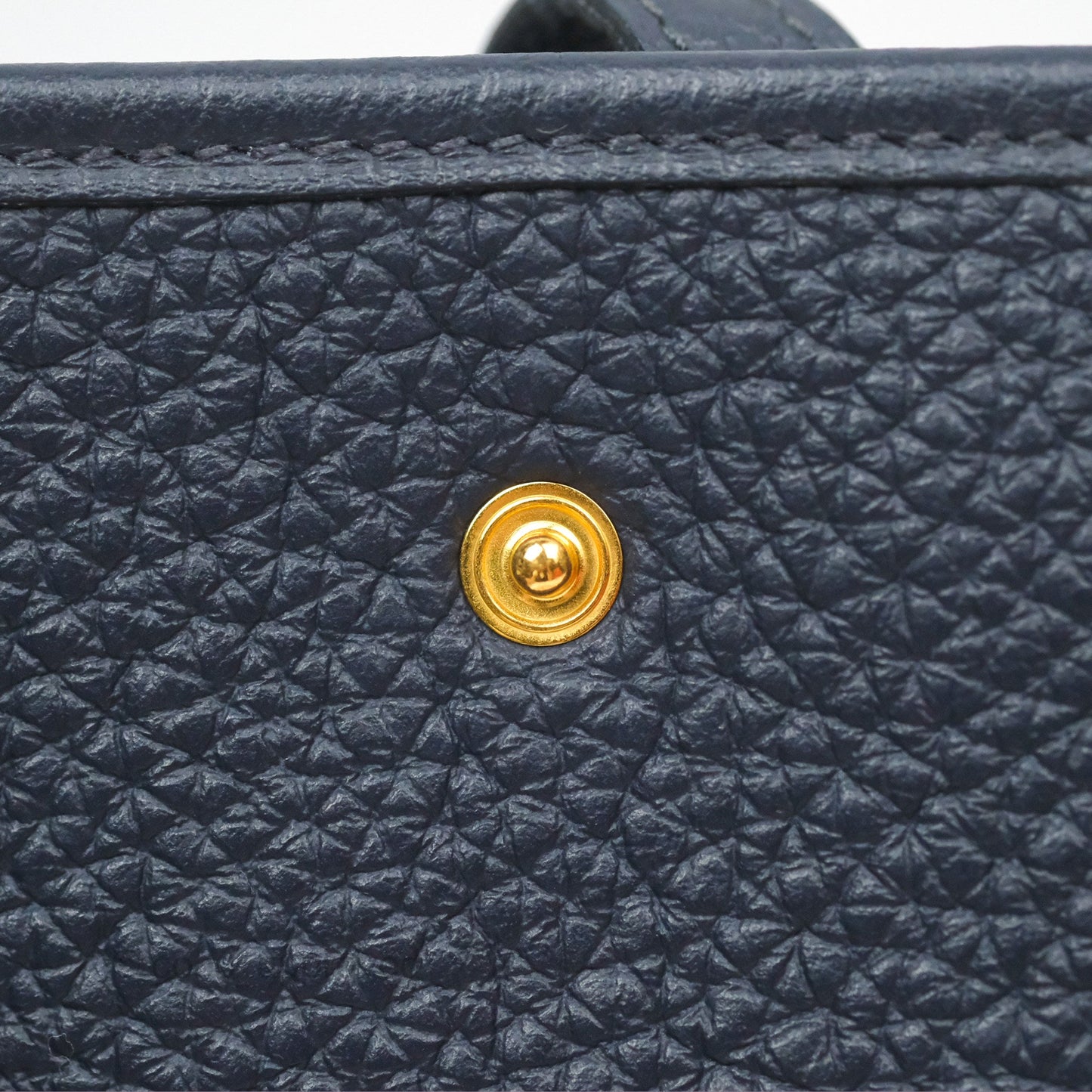 Hermès Mini Evelyne 16 Bleu Nuit 2Z Clemence Gold Hardware