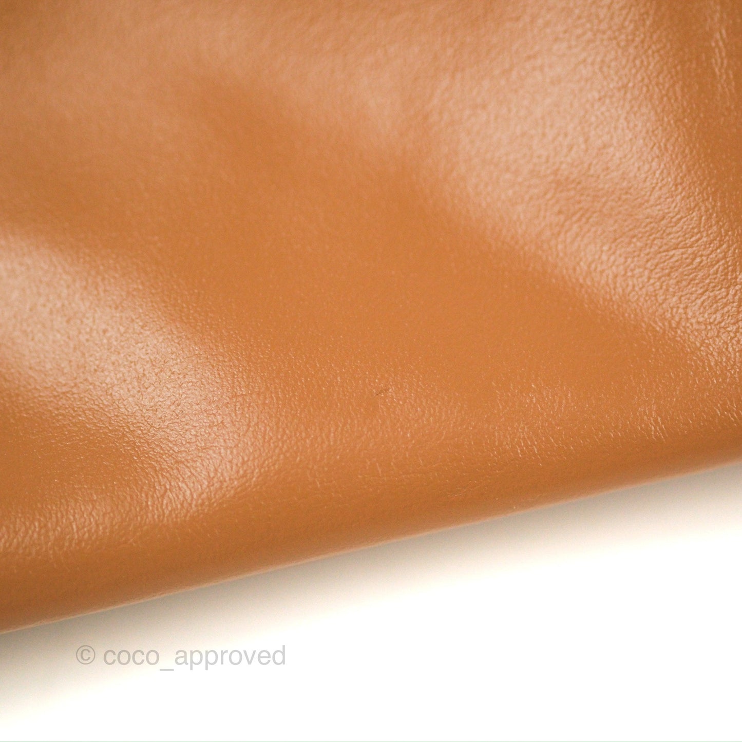 Chanel 22 Small Caramel Beige Shiny Calfskin Aged Gold Hardware