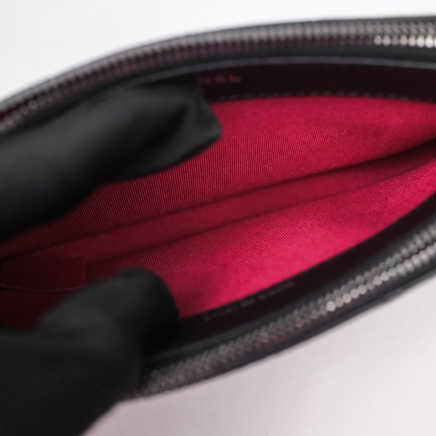 Chanel Gabrielle Clutch With Chain Aged Calfskin Black Mixed Hardware
