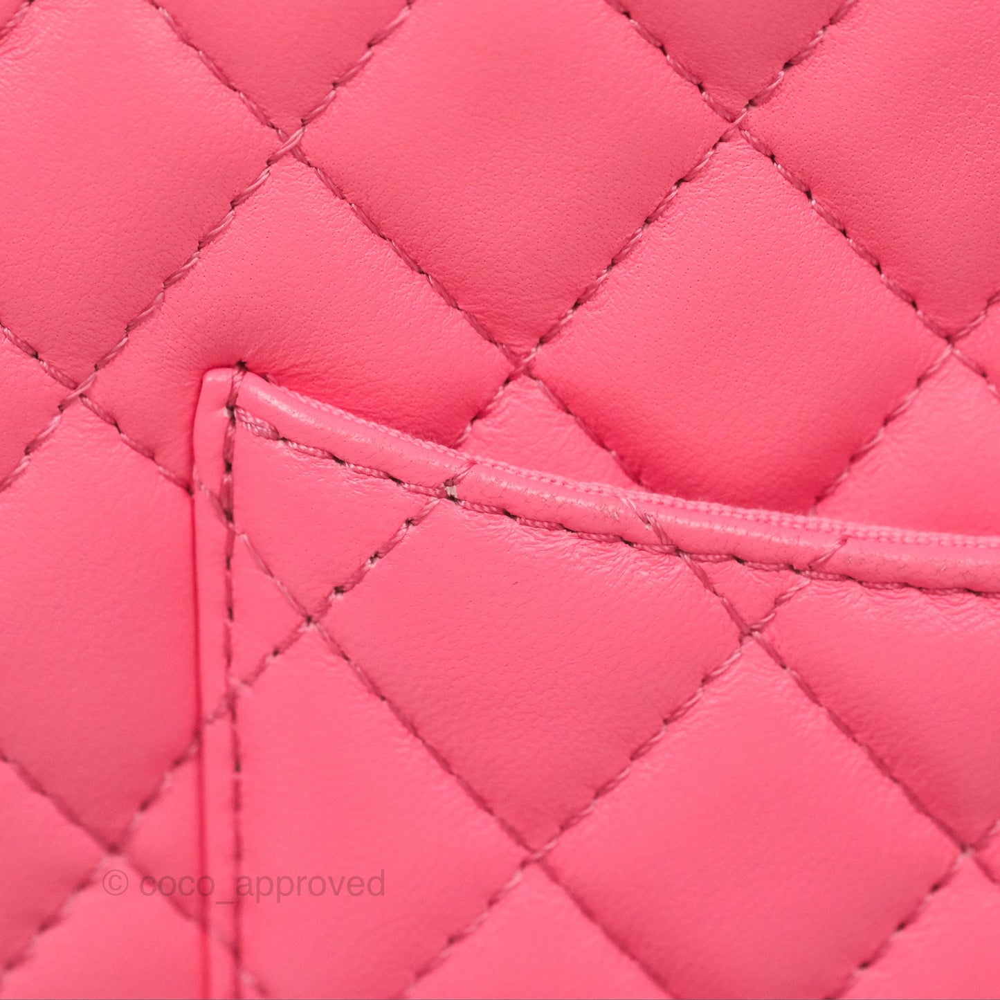 Chanel Large Heart Bag Pink Lambskin Gold Hardware 22S