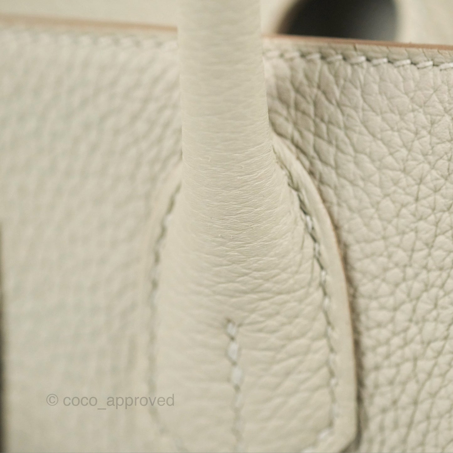 Hermes Birkin 30 Retourne Gris Perle 80 Togo Palladium Hardware