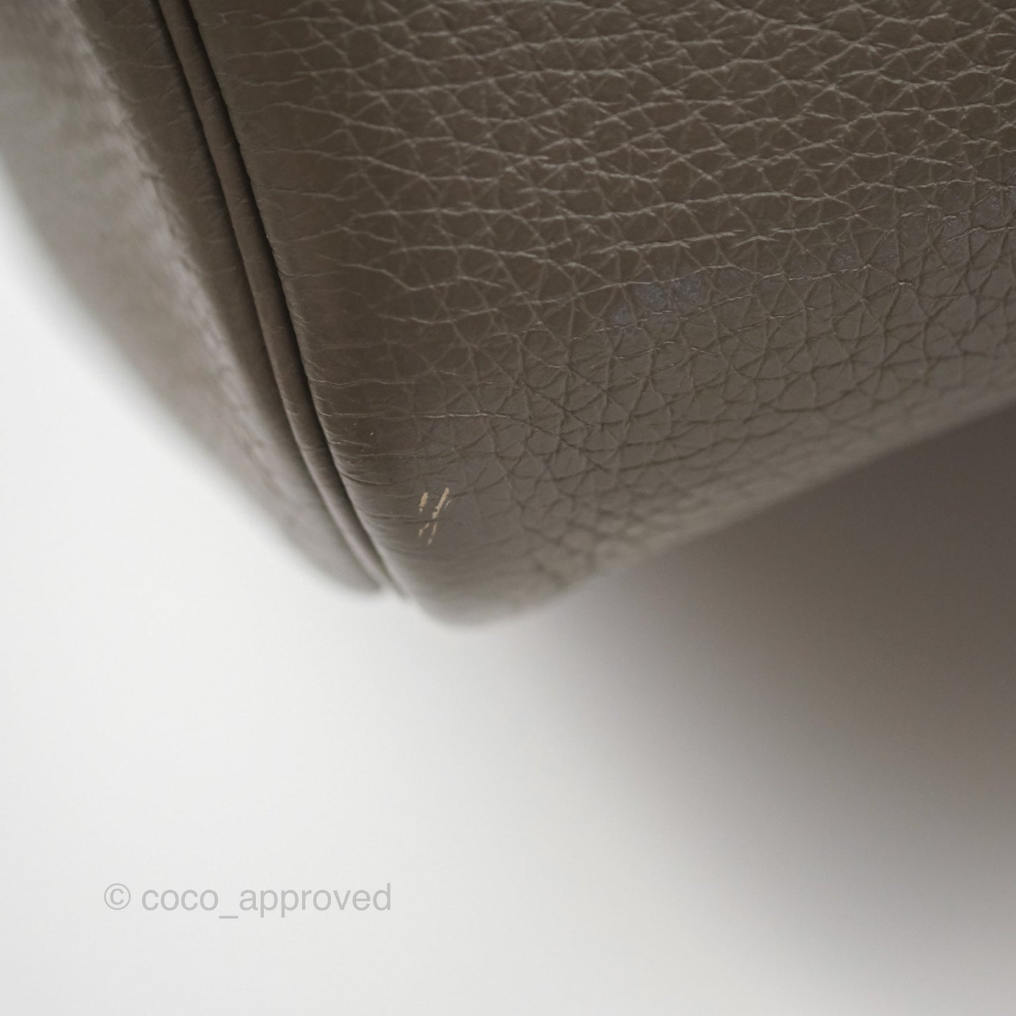 Hermès Lindy 26 Etain 8F Clemence Palladium Hardware
