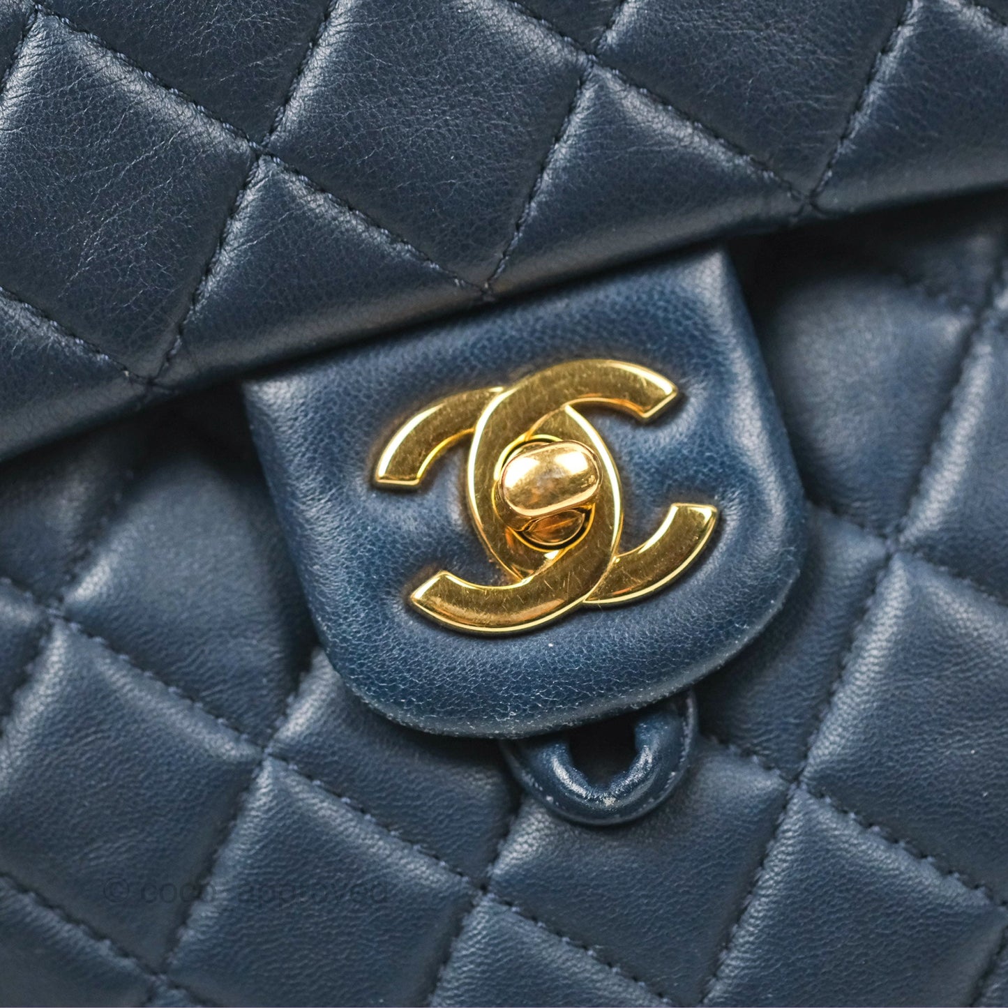 Chanel Mini Navy Calfskin Urban Spirit Backpack ⁣⁣⁣⁣⁣⁣⁣⁣⁣⁣⁣⁣⁣⁣Gold Hardware