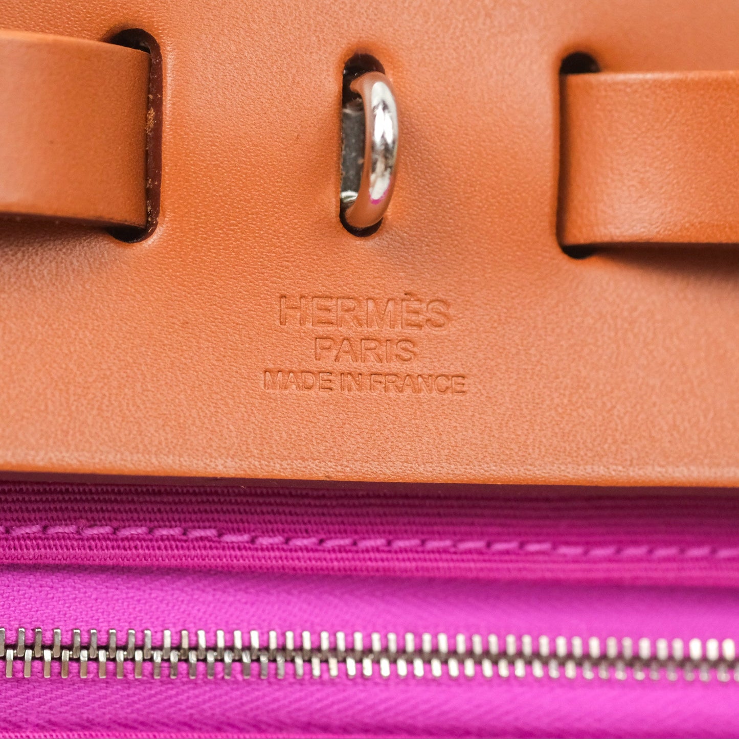 Hermès Herbag Zip 31 Dune Magnolia Fauve Canvas Palladium Hardware