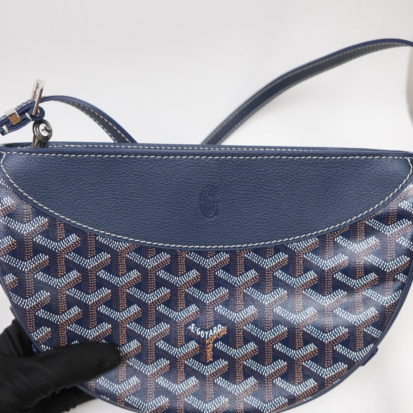 Goyard Hirondelle Bag Navy Blue