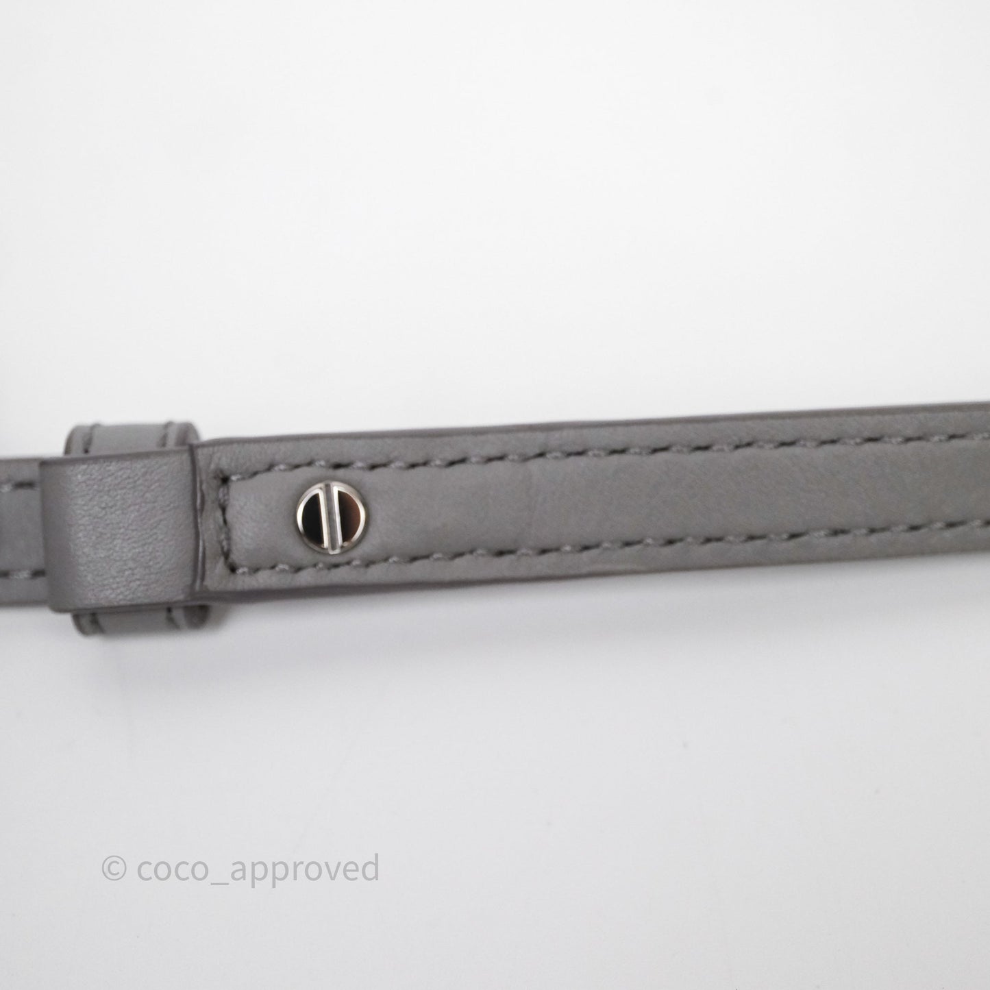 Loewe Mini Flamenco Clutch Nappa Calfskin Grey