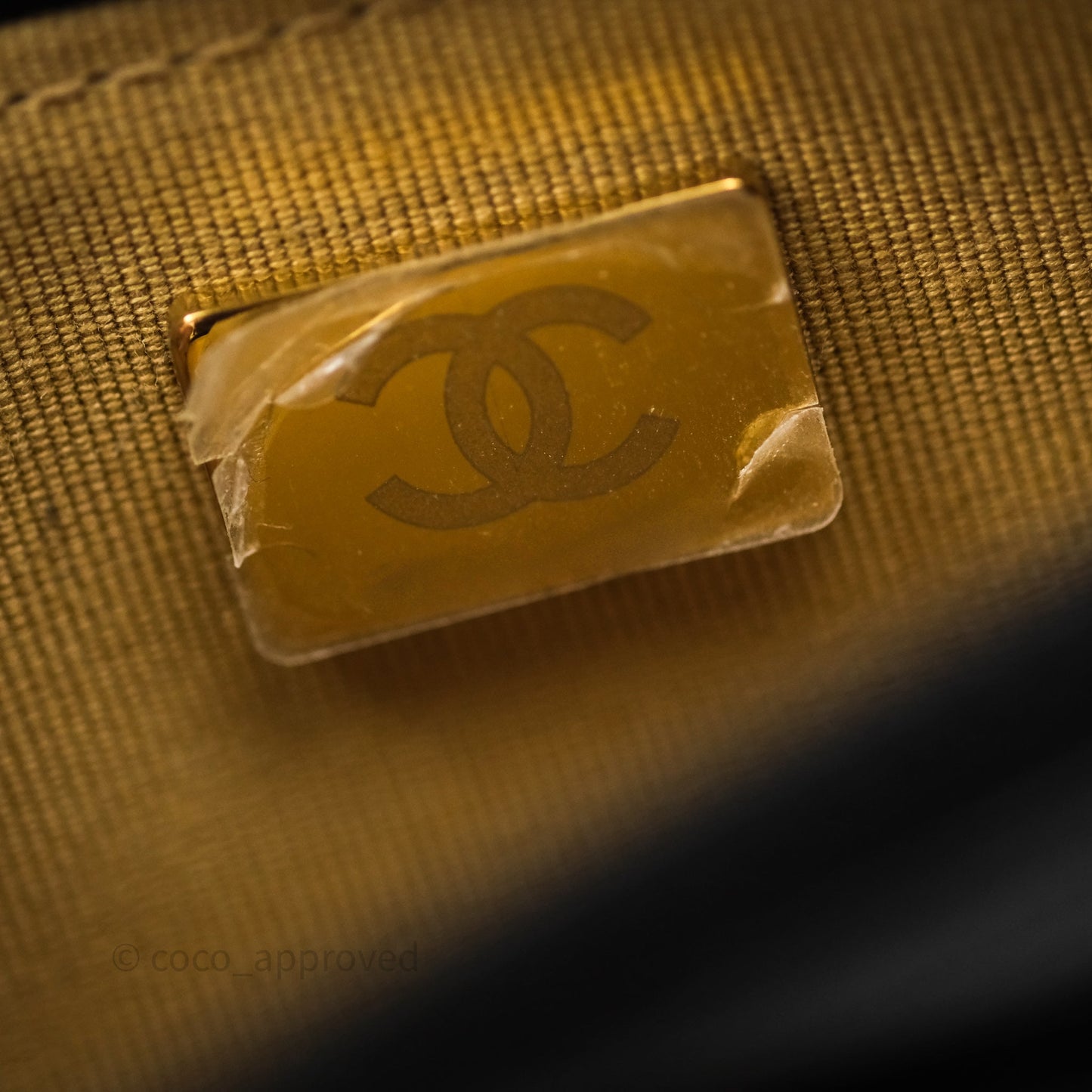 Chanel Quilted Pearl Crush Wallet on Chain WOC Black Lambskin Aged Gold Hardware