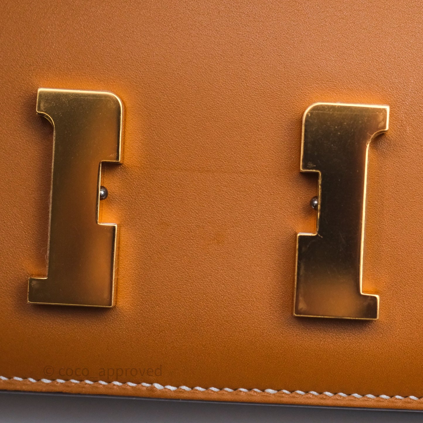 Hermès Constance Mini 18cm Naturel-Sablé 21 Butler Gold Hardware