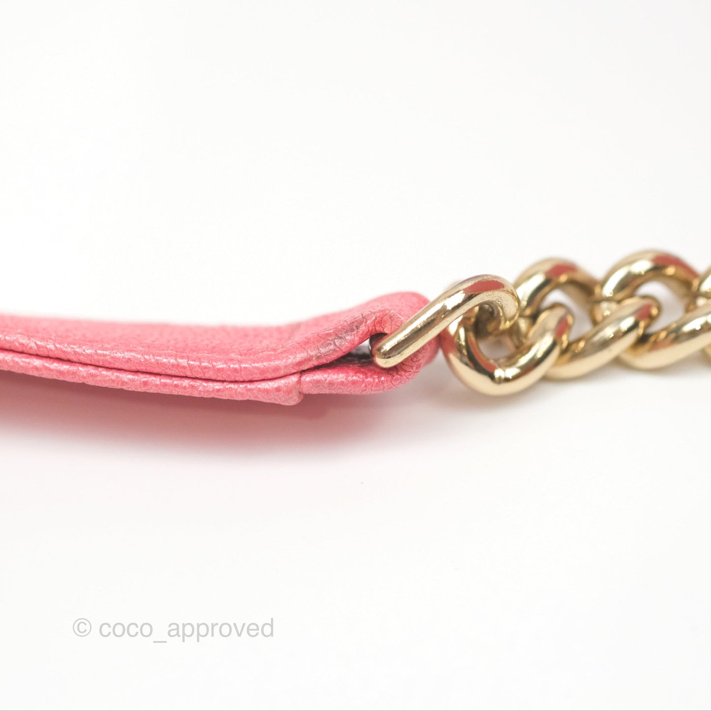 Chanel Quilted North South Boy Flap Iridescent Pink Caviar Gold Hardware