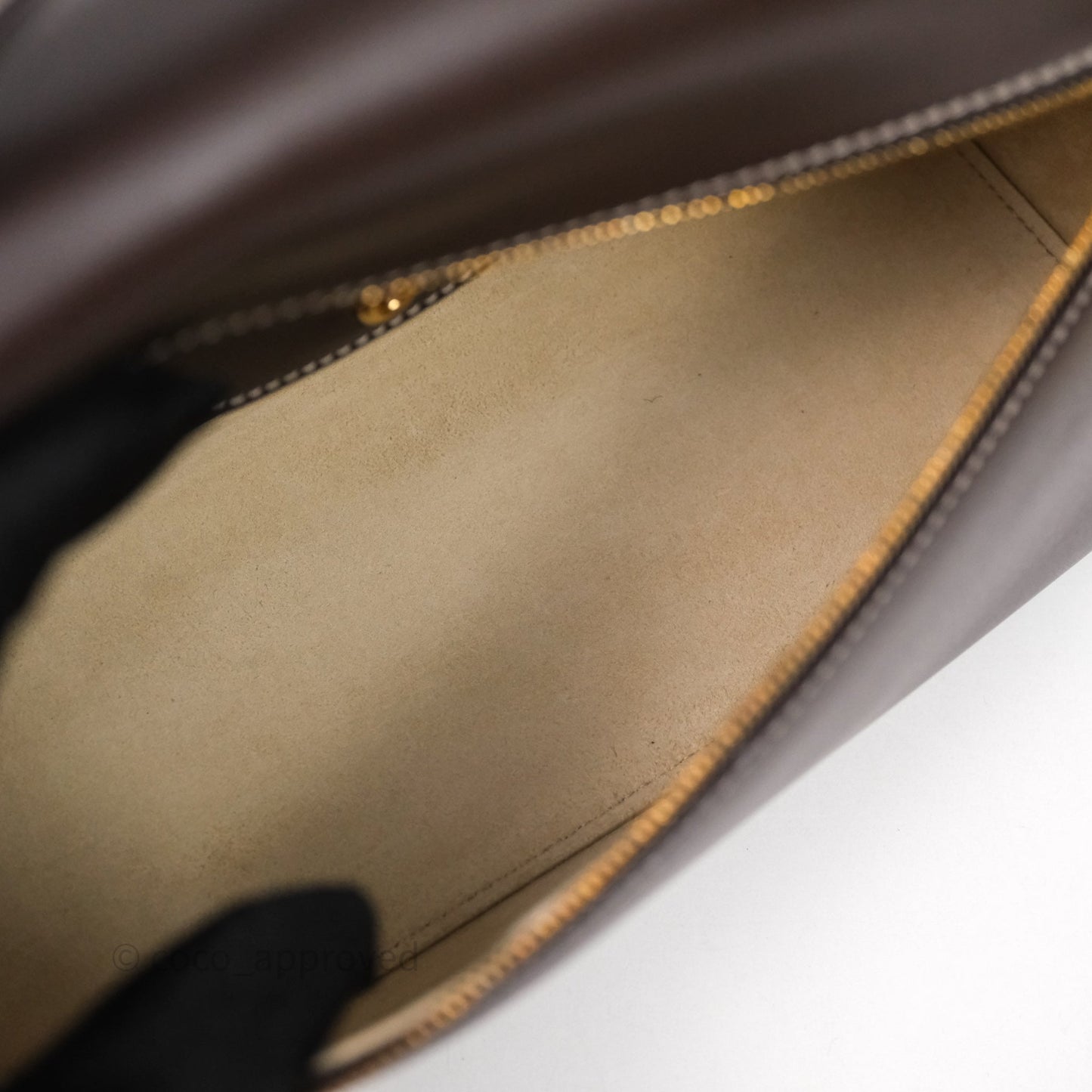 Loro Piana Extra Bag L27 Dark Choco Licorice Smooth Calfskin
