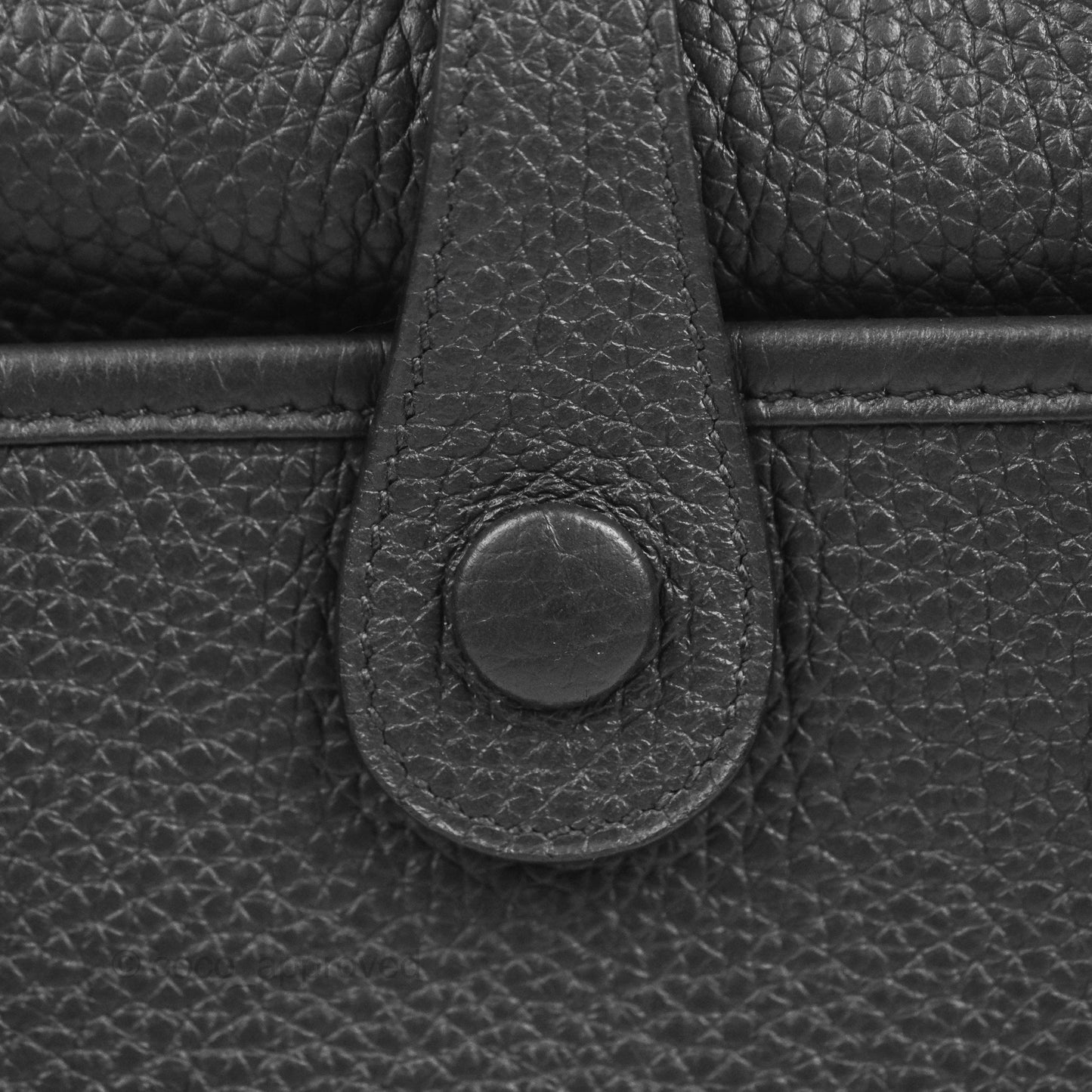 Hermes Evelyne III 29 Black Clemence Silver Hardware