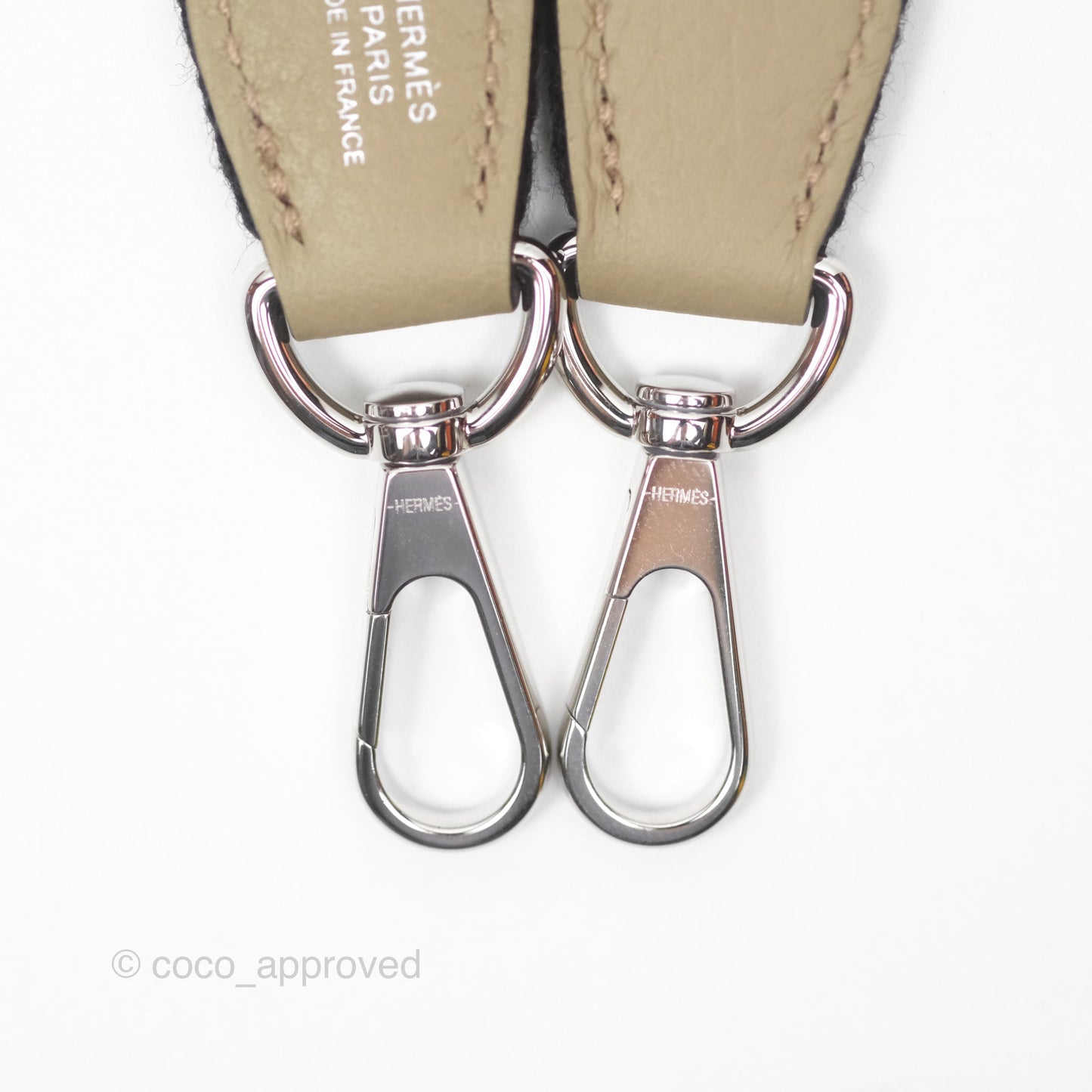 Hermès Mini Evelyne 16 Beige Marfa 8Q Clemence Palladium Hardware
