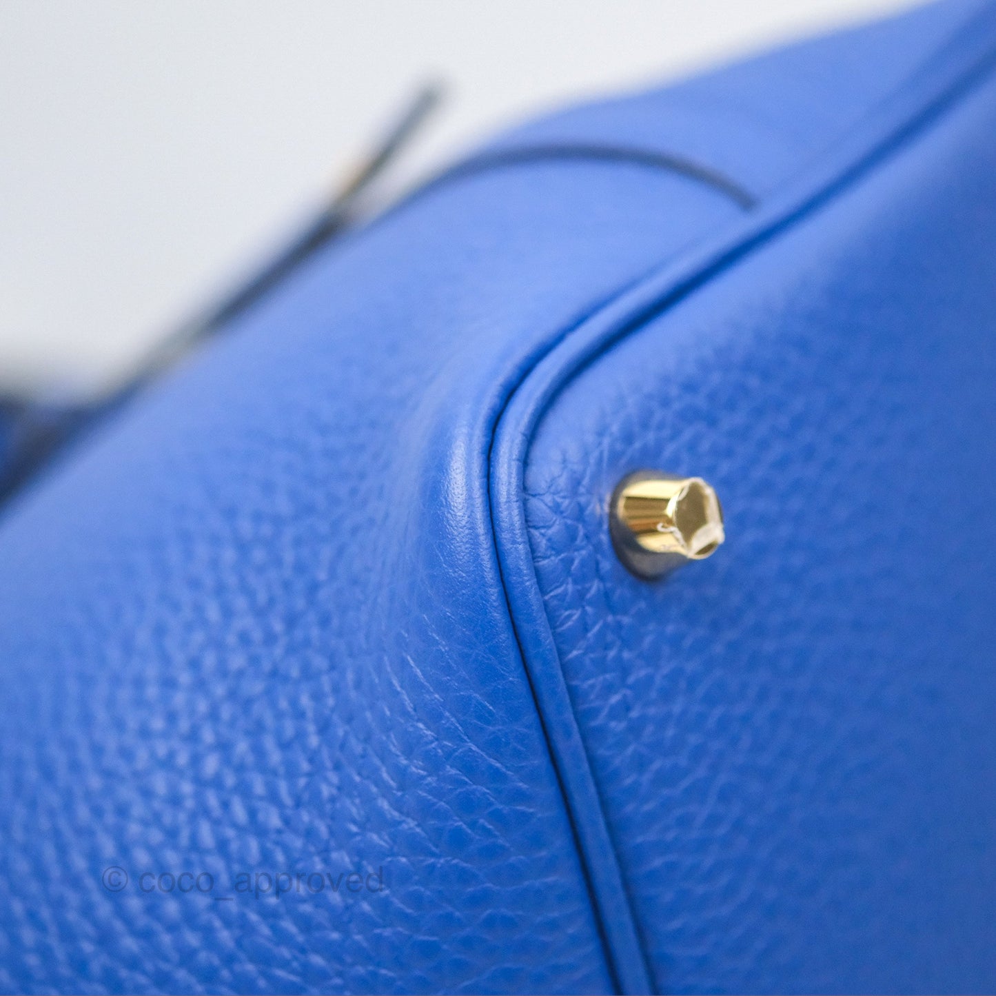 Hermès Picotin 18 Bleu Royal Clemence Gold Hardware